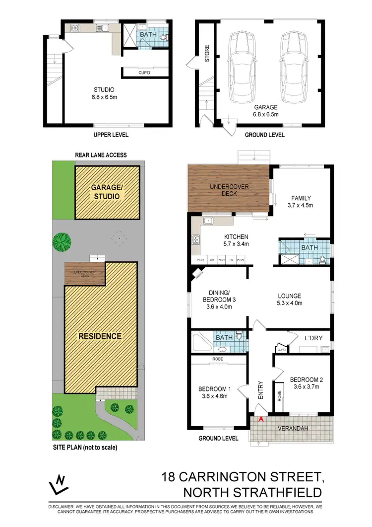 Floorplan of Homely house listing, 18 Carrington Street, North Strathfield NSW 2137