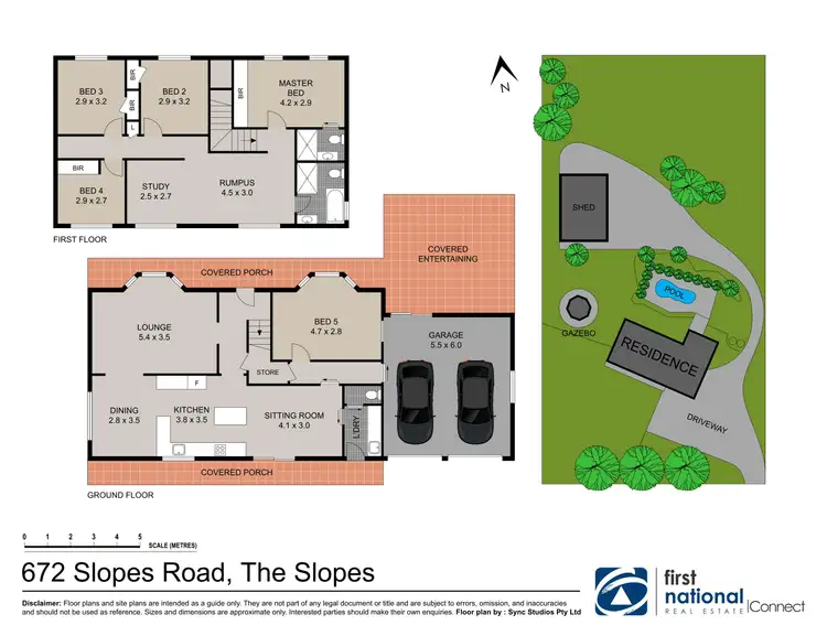 Floorplan of Homely rural property listing, 672 Slopes Road, The Slopes NSW 2754