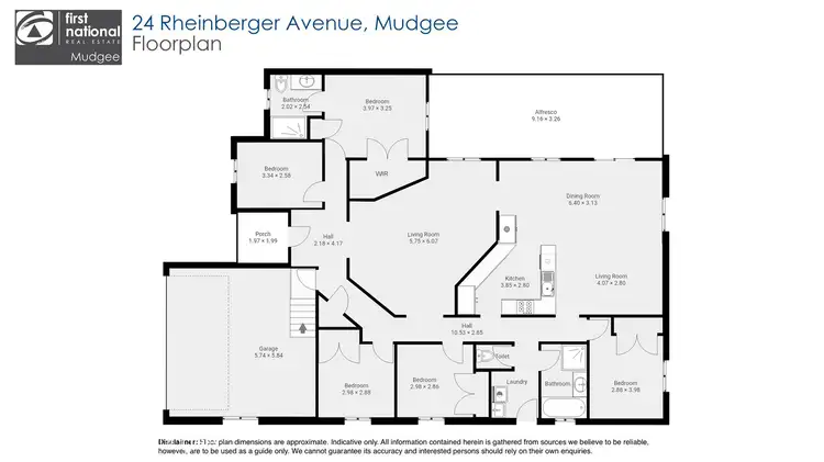 Floorplan of Homely house listing, 24 Rheinberger Avenue, Mudgee NSW 2850
