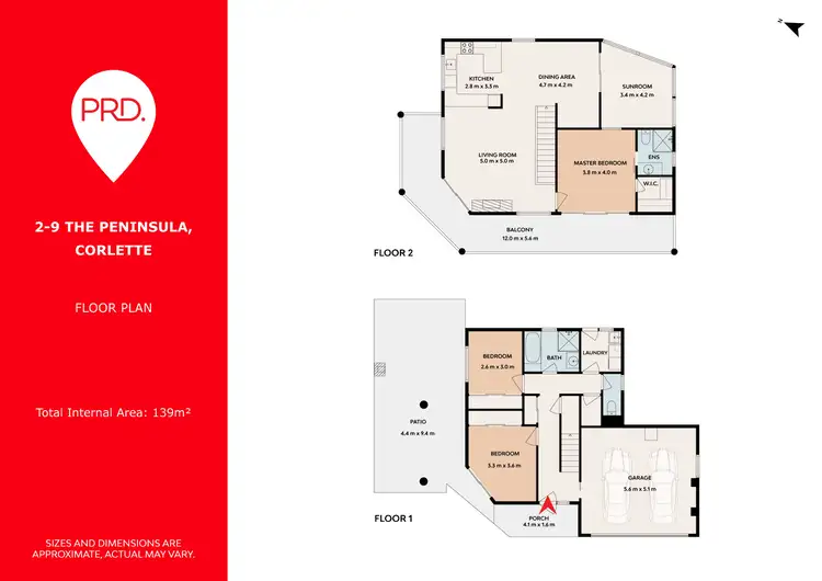 Floorplan of Homely house listing, 2/9 The Peninsula, Corlette NSW 2315
