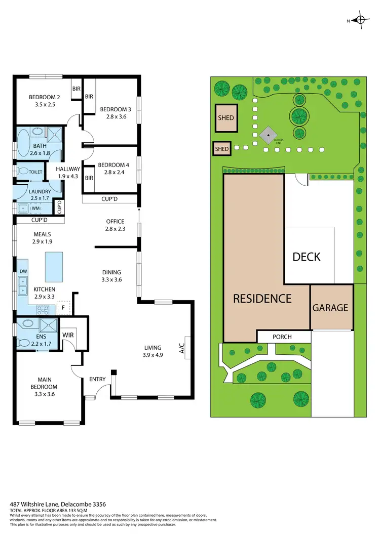 Floorplan of Homely house listing, 487 Wiltshire Lane, Delacombe VIC 3356