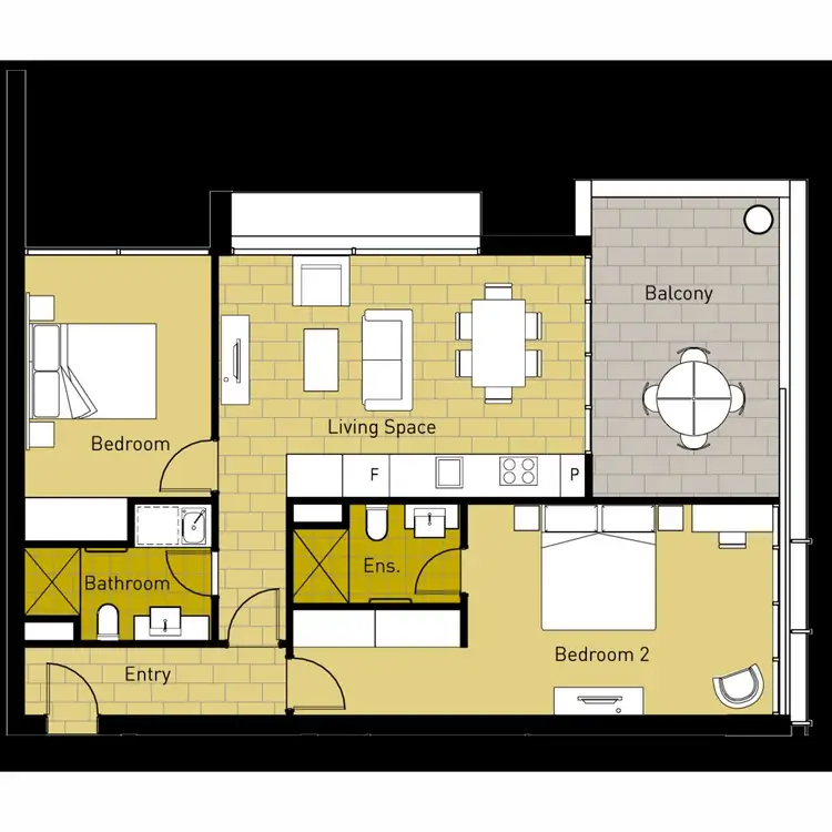 Floorplan of Homely house listing, 17/3 Kirribilli Avenue, East Mackay QLD 4740