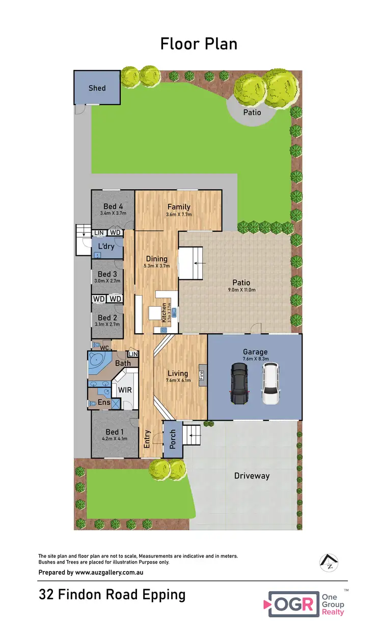 Floorplan of Homely house listing, 32 Findon Road, Epping VIC 3076