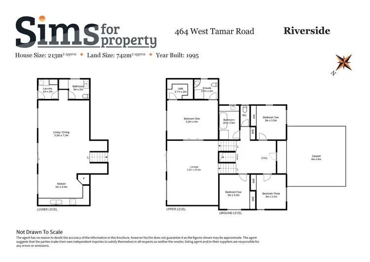 Floorplan of Homely house listing, 464 West Tamar Road, Riverside TAS 7250