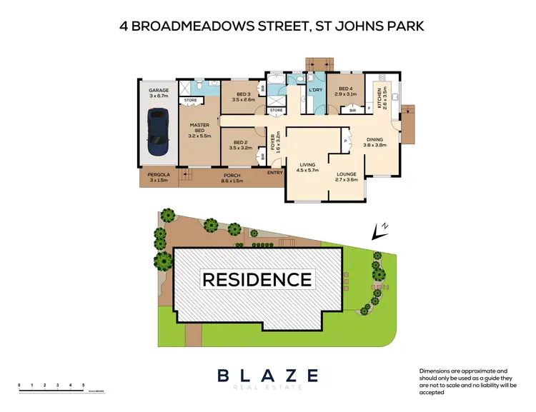 Floorplan of Homely house listing, 4 Broadmeadows Street, St Johns Park NSW 2176
