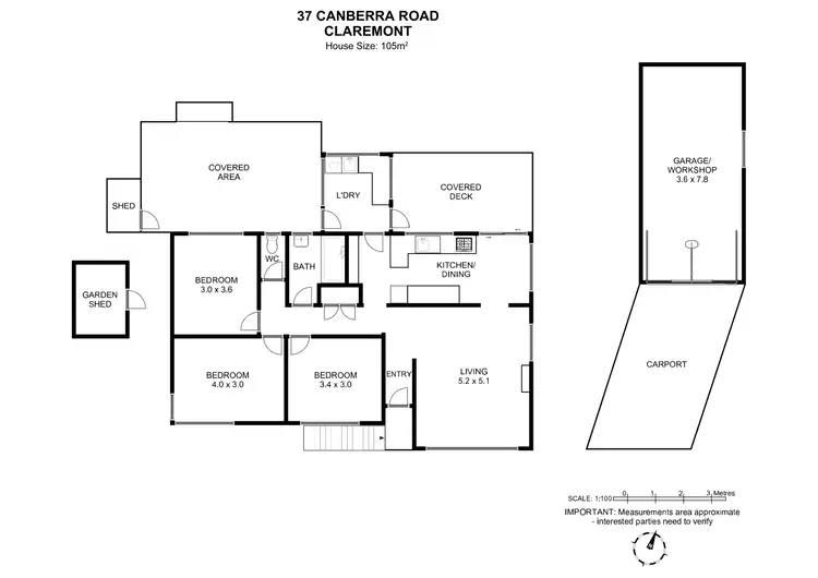 Floorplan of Homely house listing, 37 Canberra Road, Claremont TAS 7011