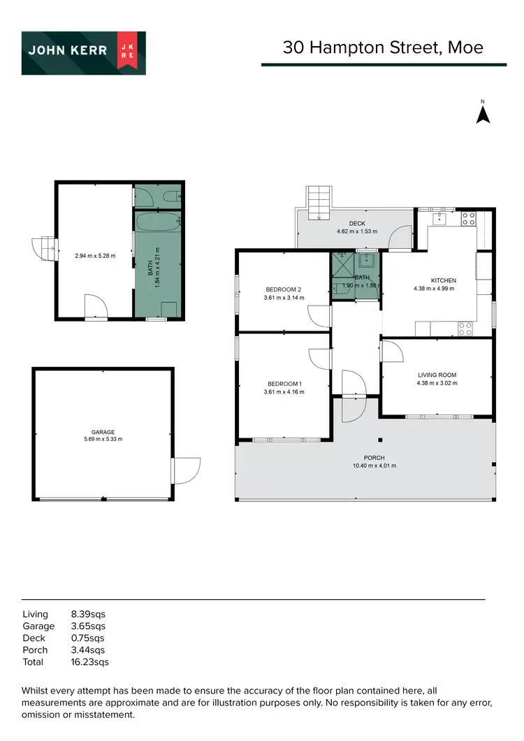 Floorplan of Homely house listing, 30 Hampton Street, Moe VIC 3825