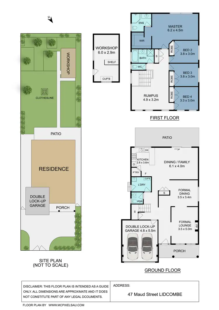 Floorplan of Homely house listing, 47 Maud Street, Lidcombe NSW 2141