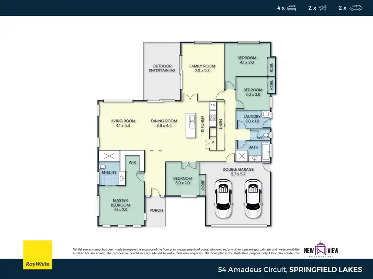 Floorplan of Homely house listing, 54 Amadeus Circuit, Springfield Lakes QLD 4300