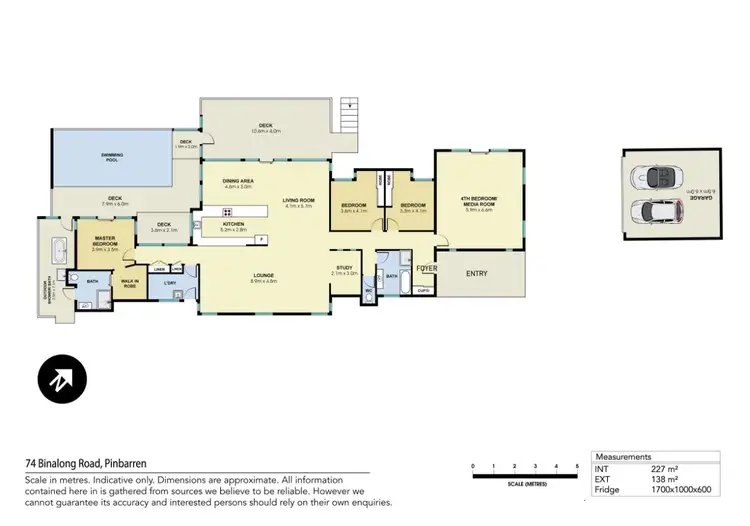 Floorplan of Homely house listing, 74 Binalong Road, Pinbarren QLD 4568