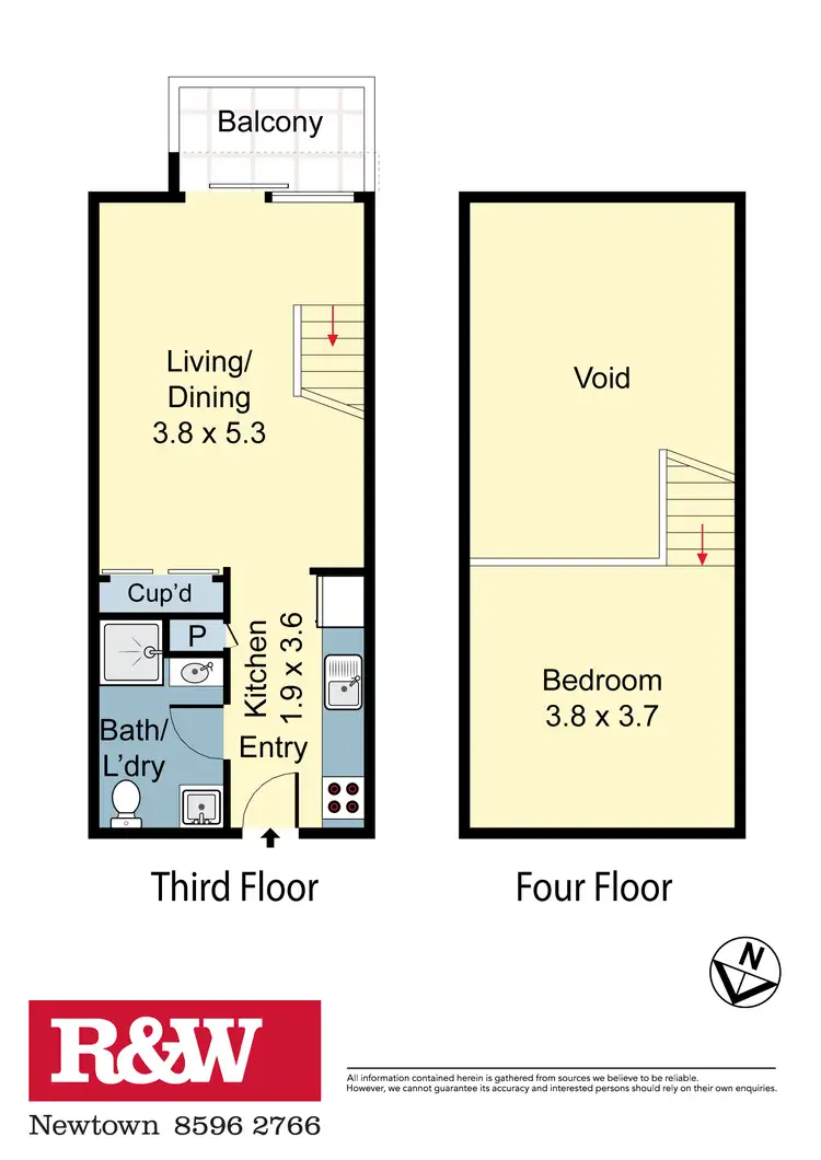 Floorplan of Homely apartment listing, 33/1 Linthorpe Street, Newtown NSW 2042
