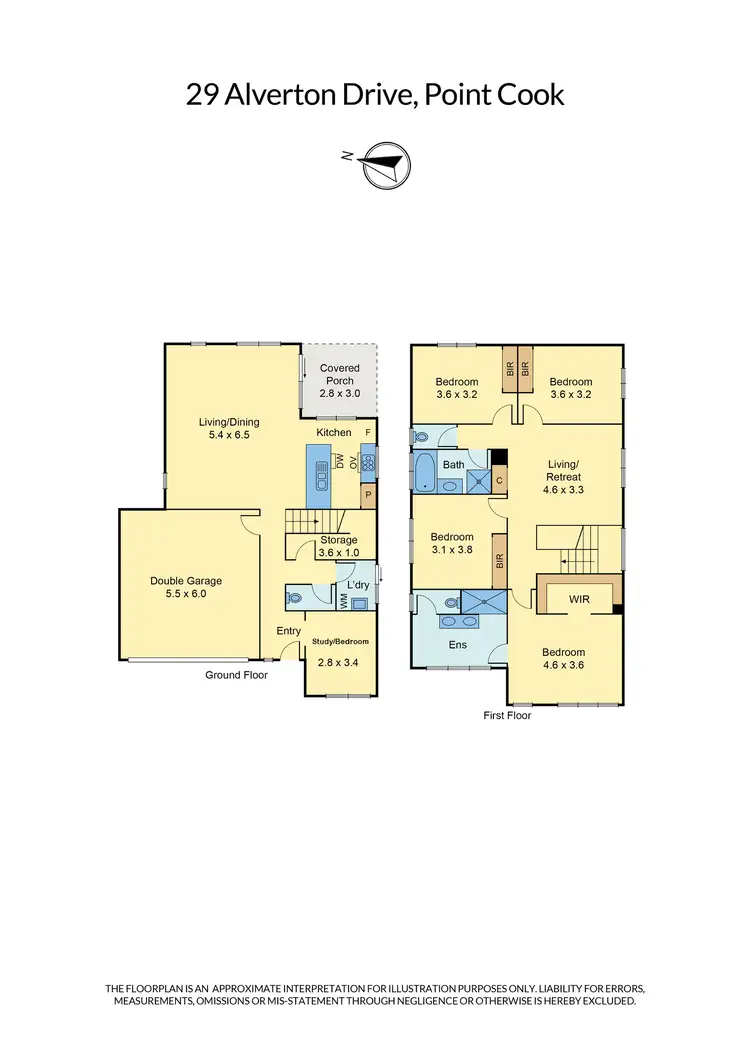 Floorplan of Homely house listing, 29 Alverton Drive, Point Cook VIC 3030