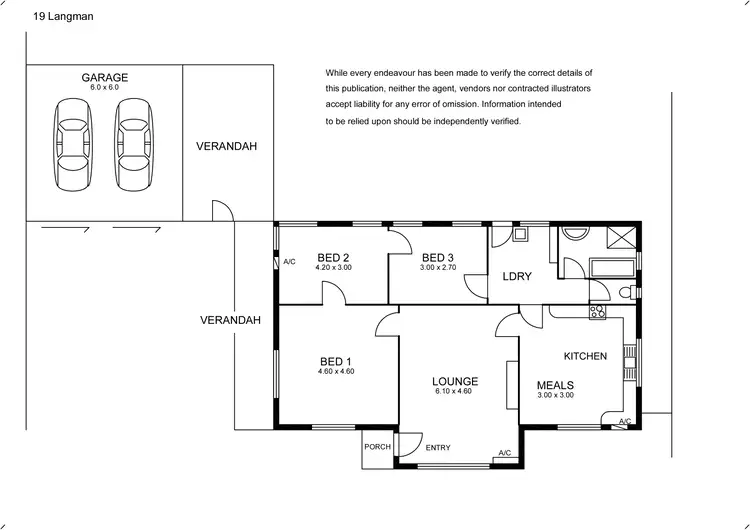Floorplan of Homely house listing, 19 Langman Grove, Felixstow SA 5070
