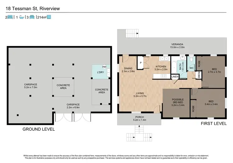 Floorplan of Homely house listing, 18 Tessman Street, Riverview QLD 4303