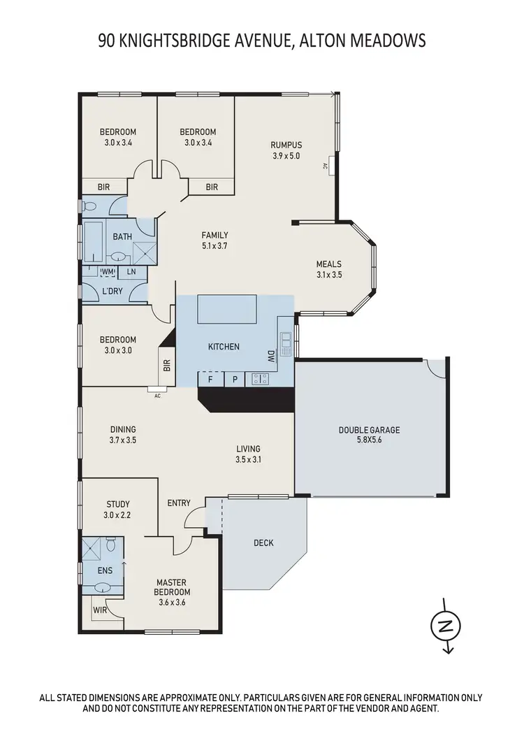 Floorplan of Homely house listing, 90 Knightsbridge Avenue, Altona Meadows VIC 3028
