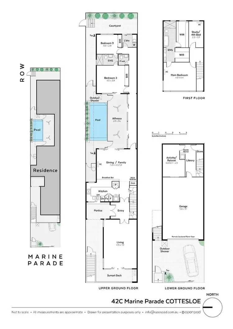 Floorplan of Homely house listing, 42C Marine Parade, Cottesloe WA 6011