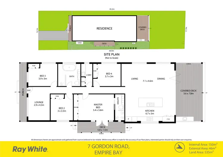 Floorplan of Homely house listing, 7 Gordon Road, Empire Bay NSW 2257