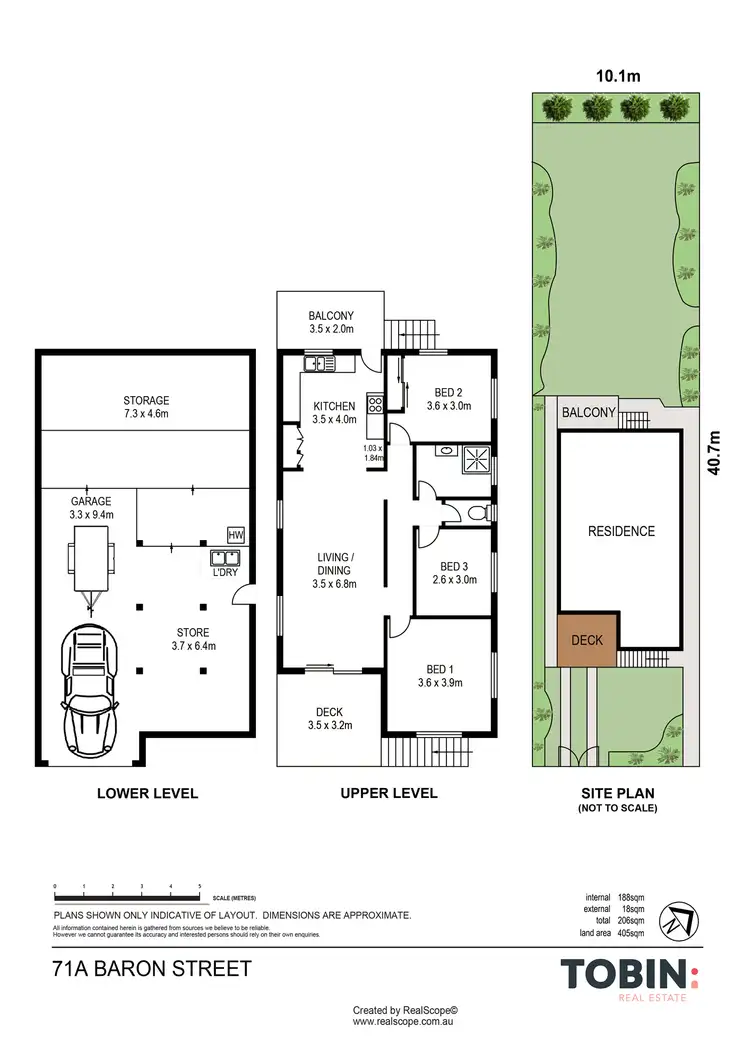 Floorplan of Homely house listing, 71A Baron Street, Greenslopes QLD 4120
