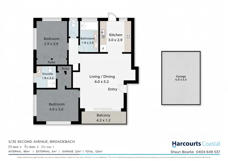 Floorplan of Homely apartment listing, 5/35 Second Avenue, Broadbeach QLD 4218