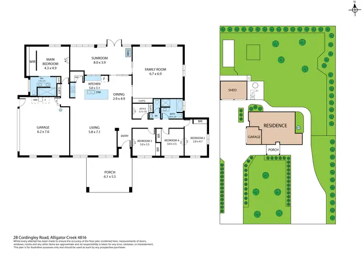 Floorplan of Homely house listing, 2B Cordingley Road, Alligator Creek QLD 4816