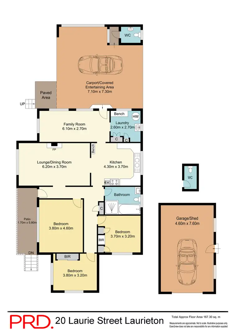 Floorplan of Homely house listing, 20 Laurie Street, Laurieton NSW 2443