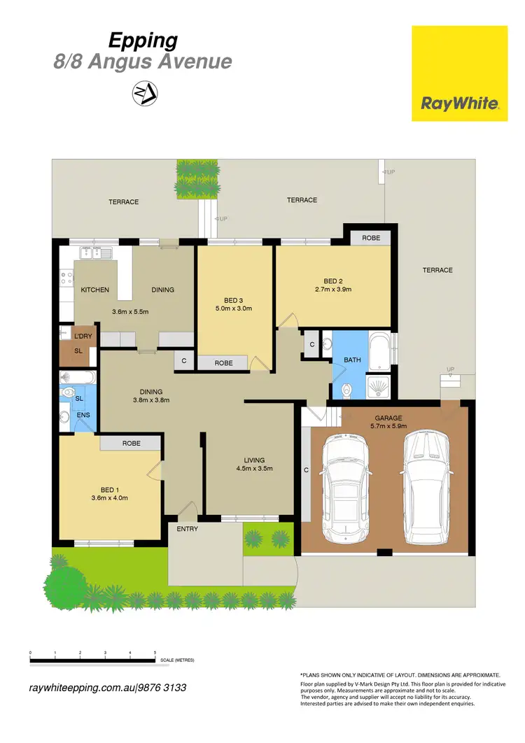 Floorplan of Homely villa listing, 8/8 Angus Avenue, Epping NSW 2121