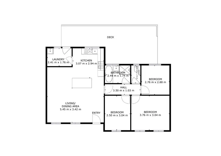 Floorplan of Homely house listing, 6 Chiddington Street, Beckenham WA 6107