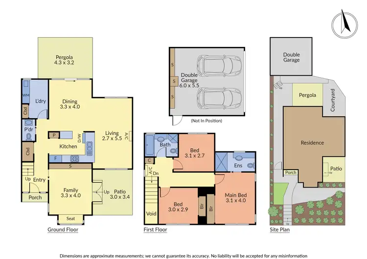 Floorplan of Homely townhouse listing, 1/13 Yvette Drive, Rowville VIC 3178