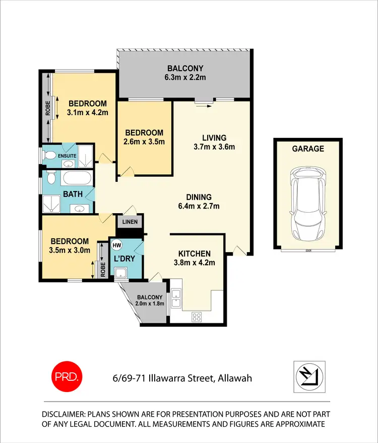 Floorplan of Homely unit listing, 6/69 Illawarra Street, Allawah NSW 2218