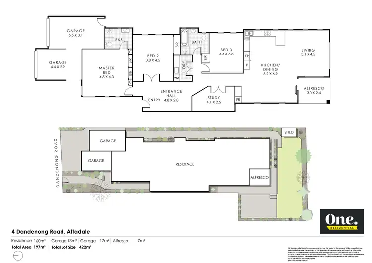 Floorplan of Homely house listing, 4 Dandenong Road, Attadale WA 6156