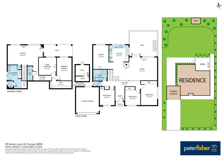 Floorplan of Homely house listing, 59 Green Lane West, Orange NSW 2800