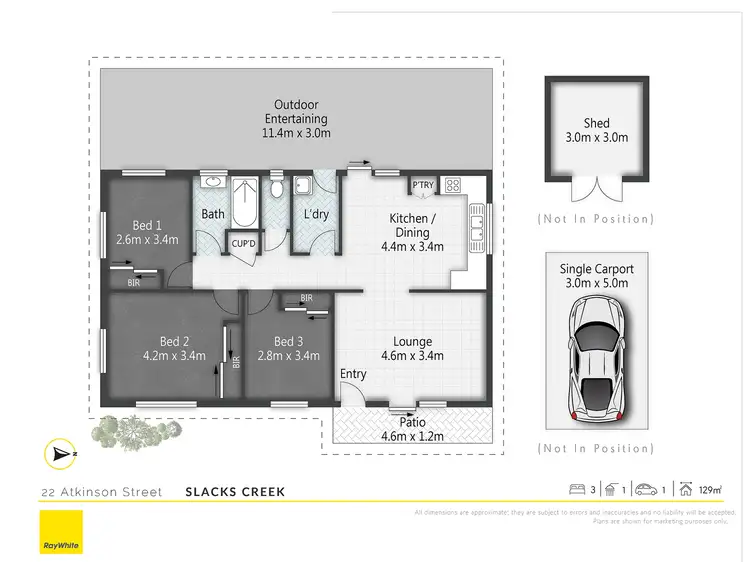 Floorplan of Homely house listing, 22 Atkinson Street, Slacks Creek QLD 4127