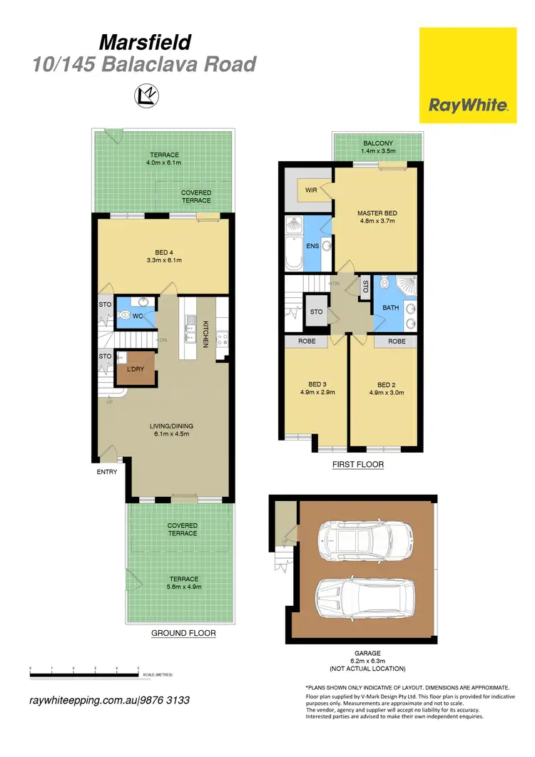 Floorplan of Homely townhouse listing, 10/145 Balaclava Road, Marsfield NSW 2122