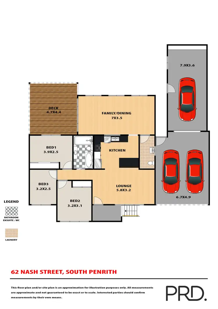 Floorplan of Homely house listing, 62 Nash Street, South Penrith NSW 2750