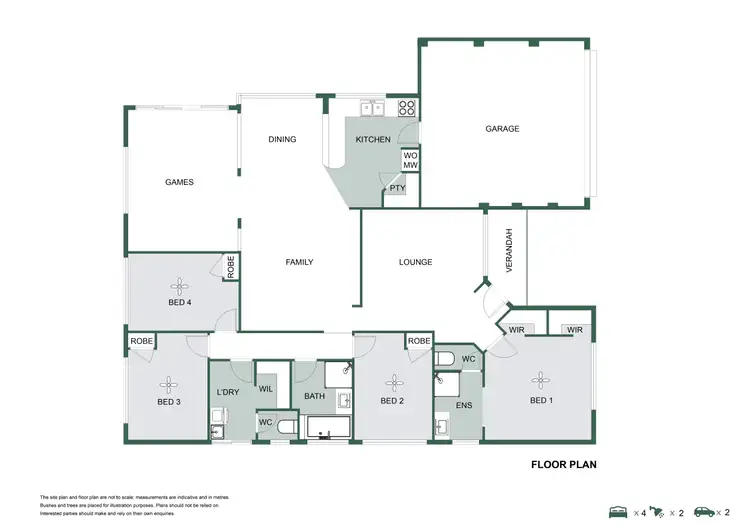 Floorplan of Homely house listing, 22 Chyverton Corner, Erskine WA 6210
