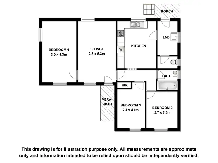 Floorplan of Homely house listing, 23 Railway Terrace, Keith SA 5267