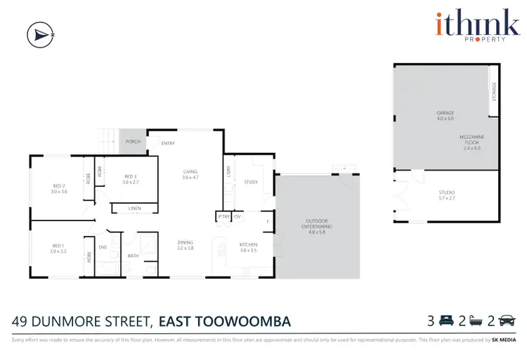 Floorplan of Homely house listing, 49 Dunmore Street, East Toowoomba QLD 4350