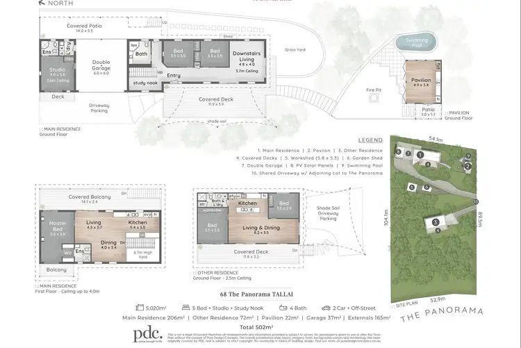 Floorplan of Homely house listing, 68 The Panorama, Tallai QLD 4213