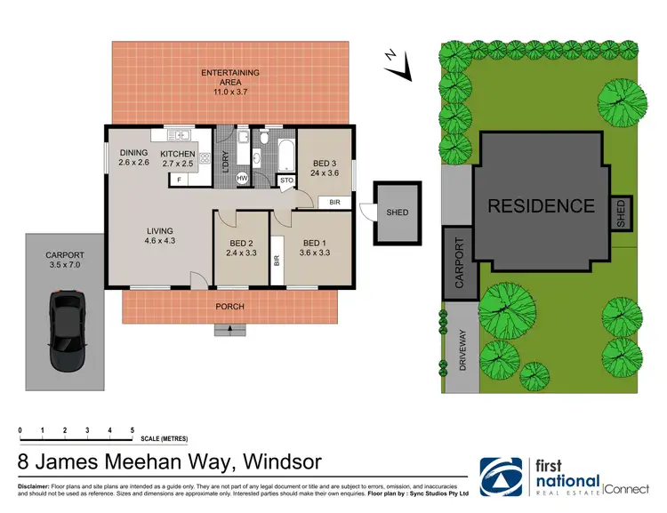 Floorplan of Homely house listing, 8 James Meehan St, Windsor NSW 2756