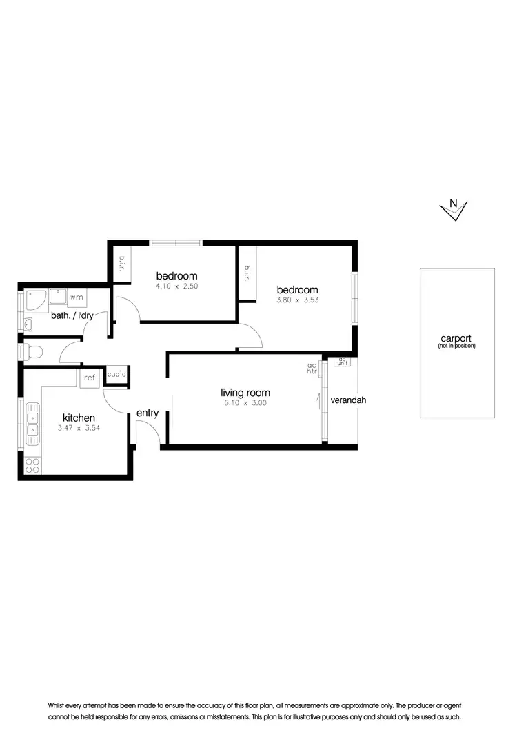 Floorplan of Homely unit listing, 6/194 Queen Street, Altona VIC 3018