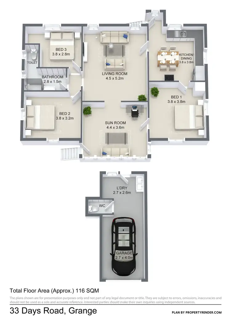Floorplan of Homely house listing, 33 Days Road, Grange QLD 4051