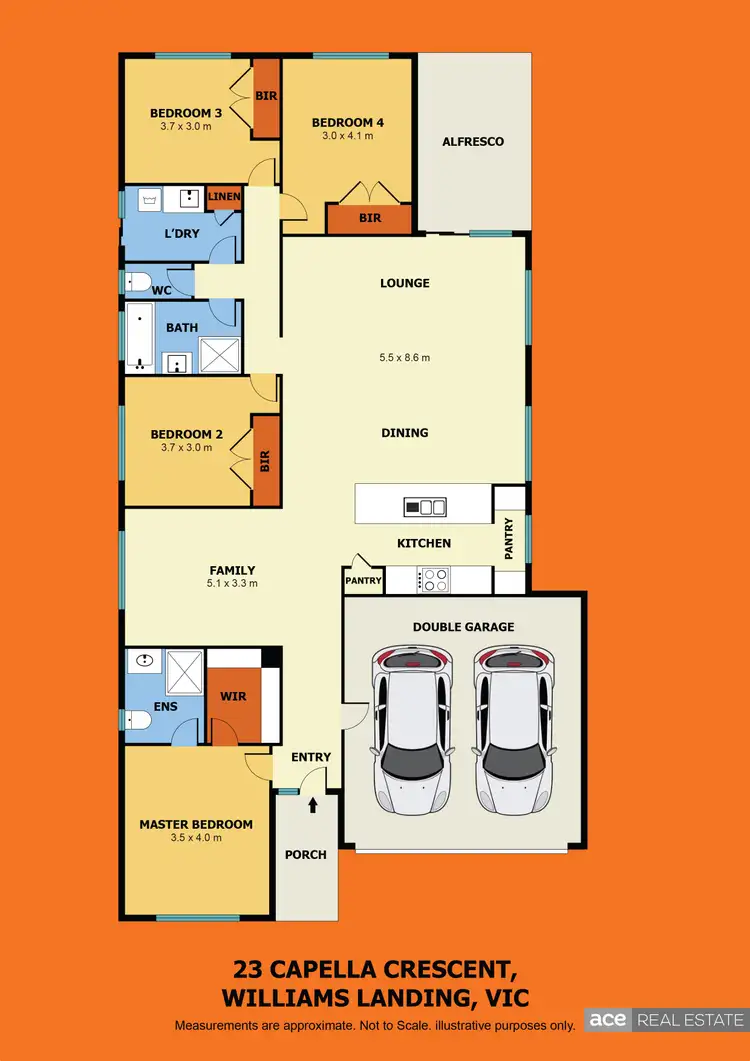 Floorplan of Homely house listing, 23 Capella Crescent, Williams Landing VIC 3027