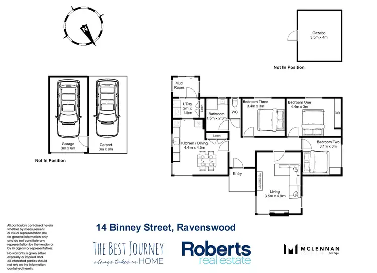 Floorplan of Homely house listing, 14 Binney Street, Ravenswood TAS 7250