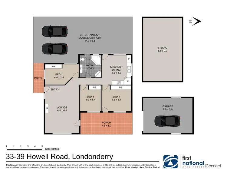 Floorplan of Homely house listing, 33-39 Howell Rd, Londonderry NSW 2753