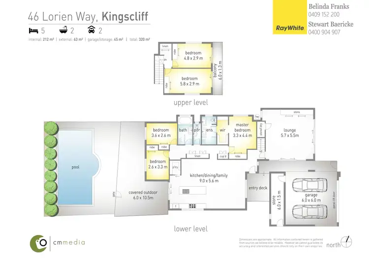Floorplan of Homely house listing, 46 Lorien Way, Kingscliff NSW 2487