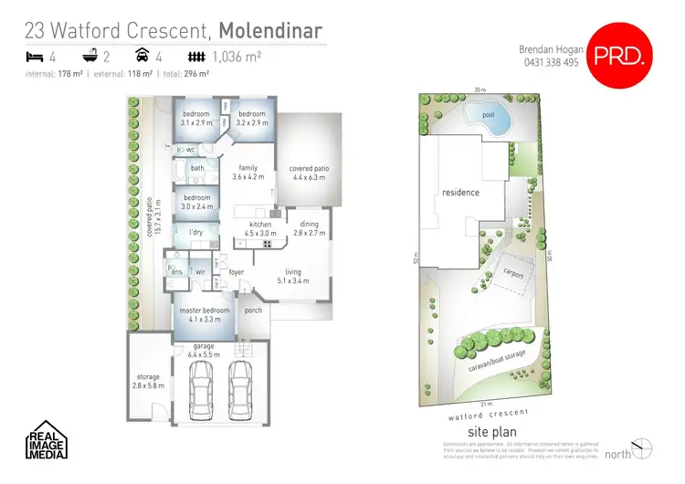 Floorplan of Homely house listing, 23 Watford Crescent, Molendinar QLD 4214