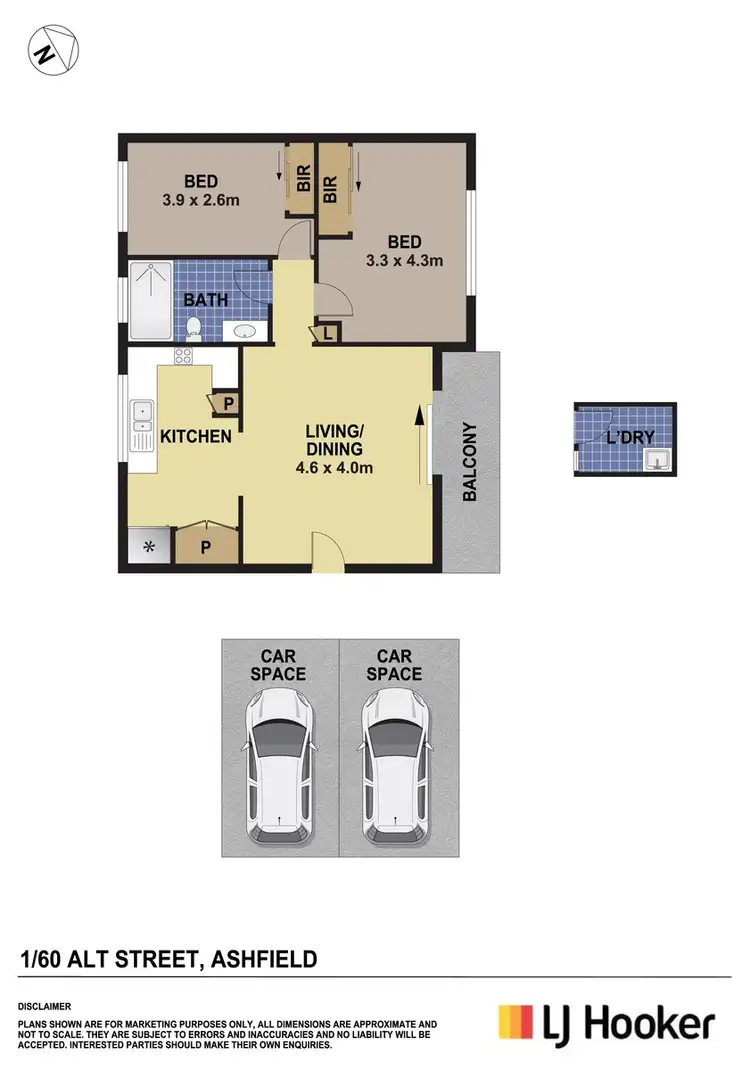 Floorplan of Homely unit listing, 1/60 Alt Street, Ashfield NSW 2131