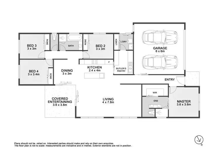 Floorplan of Homely house listing, 7 Otto Street, Walloon QLD 4306