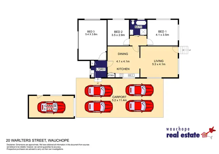 Floorplan of Homely house listing, 20 Warlters Street, Wauchope NSW 2446