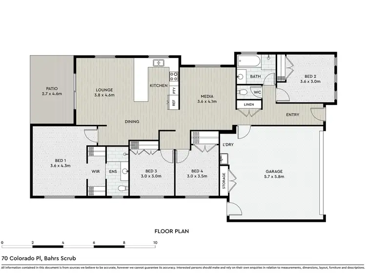 Floorplan of Homely house listing, 70 Colorado Street, Bahrs Scrub QLD 4207